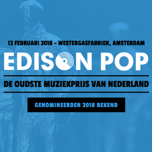 Nominaties Edison Pop 2018